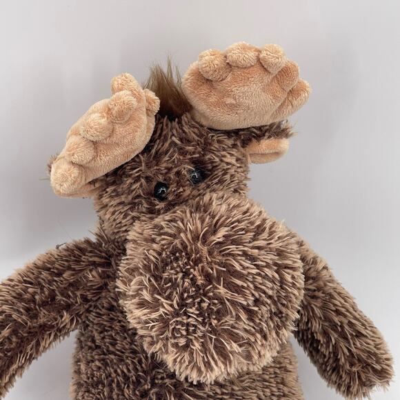 Mary Meyer 15" Moose Plush Super Soft Cuddly Stuffed Animal Brown Tan Fur - Picture 13 of 13